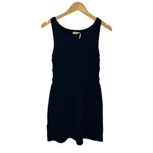 Max Studio Special Edition wool sleeveless sweater dress black XS